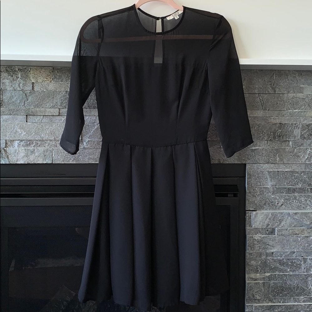 Black open back BB Dakota Dress